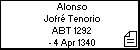 Alonso Jofré Tenorio
