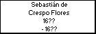 Sebastián de Crespo Flores