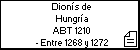 Dionís de Hungría