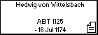 Hedwig von Wittelsbach 