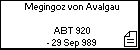 Megingoz von Avalgau 