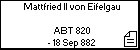 Mattfried II von Eifelgau 
