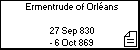 Ermentrude of Orléans 