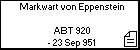Markwart von Eppenstein 