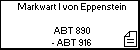 Markwart I von Eppenstein