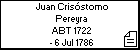 Juan Crisóstomo Pereyra