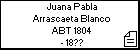 Juana Pabla Arrascaeta Blanco