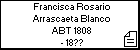 Francisca Rosario Arrascaeta Blanco
