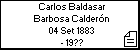 Carlos Baldasar Barbosa Calderón