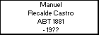 Manuel Recalde Castro