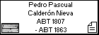 Pedro Pascual Calderón Nieva