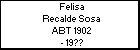 Felisa Recalde Sosa
