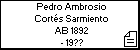Pedro Ambrosio Cortés Sarmiento