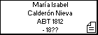 María Isabel Calderón Nieva