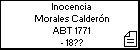 Inocencia Morales Calderón