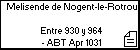 Melisende de Nogent-le-Rotrou 