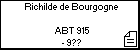 Richilde de Bourgogne 