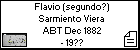 Flavio (segundo?) Sarmiento Viera