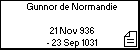Gunnor de Normandie 