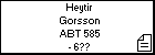 Heytir Gorsson