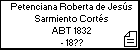 Petenciana Roberta de Jesús Sarmiento Cortés