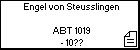 Engel von Steusslingen 