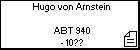 Hugo von Arnstein 