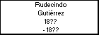Rudecindo Gutiérrez