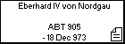 Eberhard IV von Nordgau 