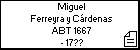Miguel Ferreyra y Cárdenas