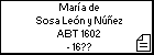 María de Sosa León y Núñez