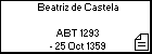 Beatriz de Castela 