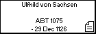 Ulfhild von Sachsen 