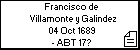 Francisco de Villamonte y Galindez