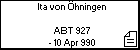 Ita von Öhningen 