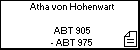 Atha von Hohenwart 