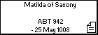 Matilda of Saxony 