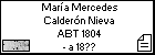 María Mercedes Calderón Nieva