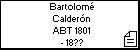 Bartolomé Calderón