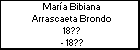 María Bibiana Arrascaeta Brondo