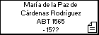María de la Paz de Cárdenas Rodríguez