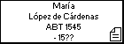 María López de Cárdenas