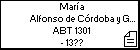 María Alfonso de Córdoba y Góngora