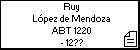 Ruy López de Mendoza