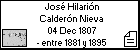 José Hilarión Calderón Nieva