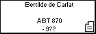 Bertilde de Carlat