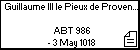 Guillaume III le Pieux de Provence 