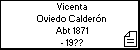 Vicenta Oviedo Calderón