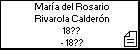 María del Rosario Rivarola Calderón