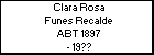 Clara Rosa Funes Recalde